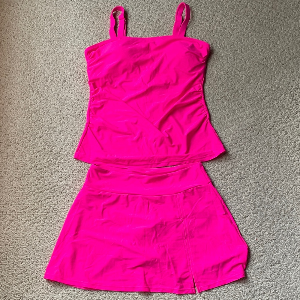 Pink 2 Piece Bathing Suit
